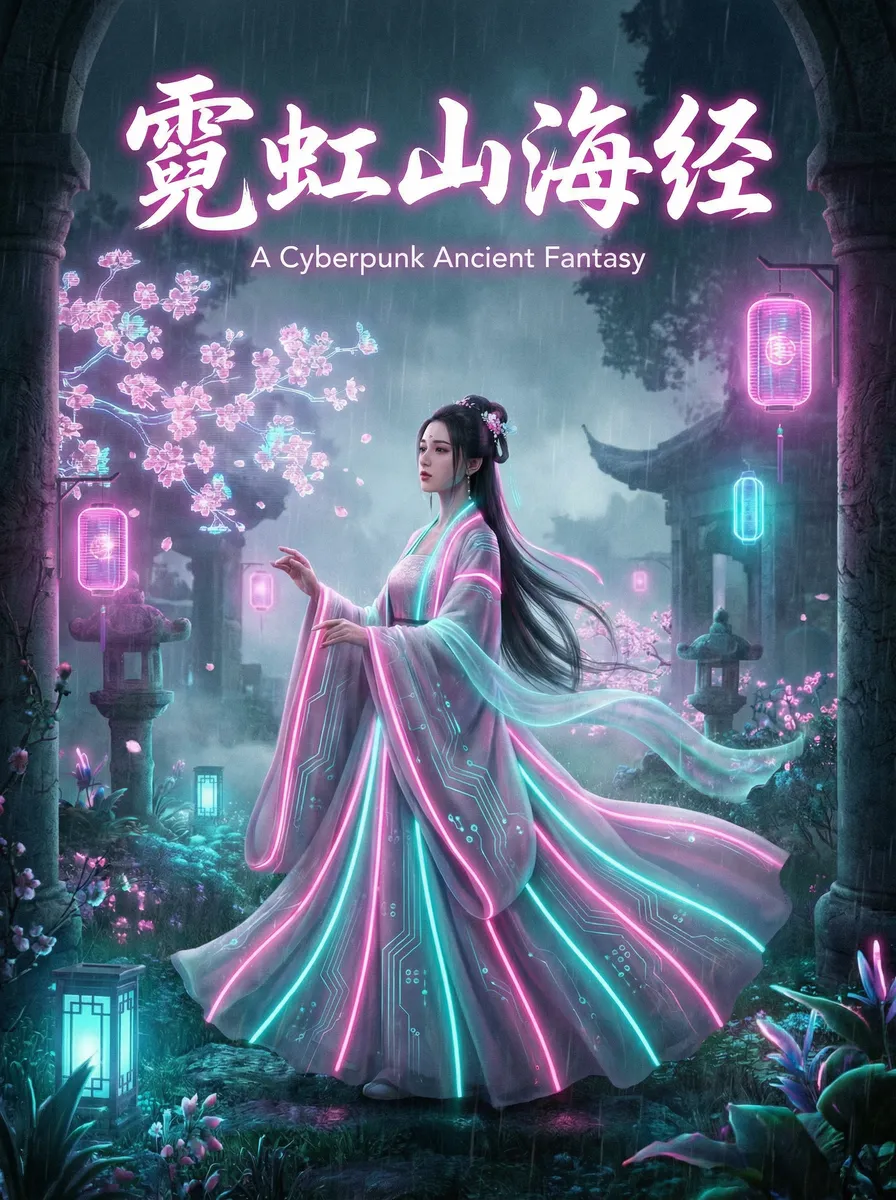 村奴 古风奇缘短剧 - 霓虹山海经海报
